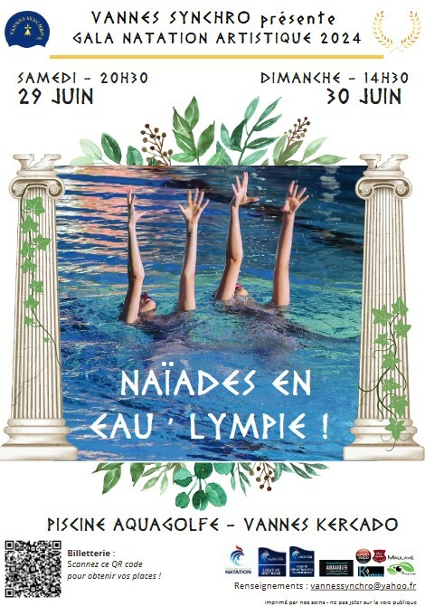 Gala De Natation Synchronisée de Vannes Synchro_01et 02 juin 2024