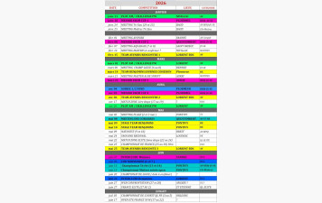 Le programme sportif 56 # 2026